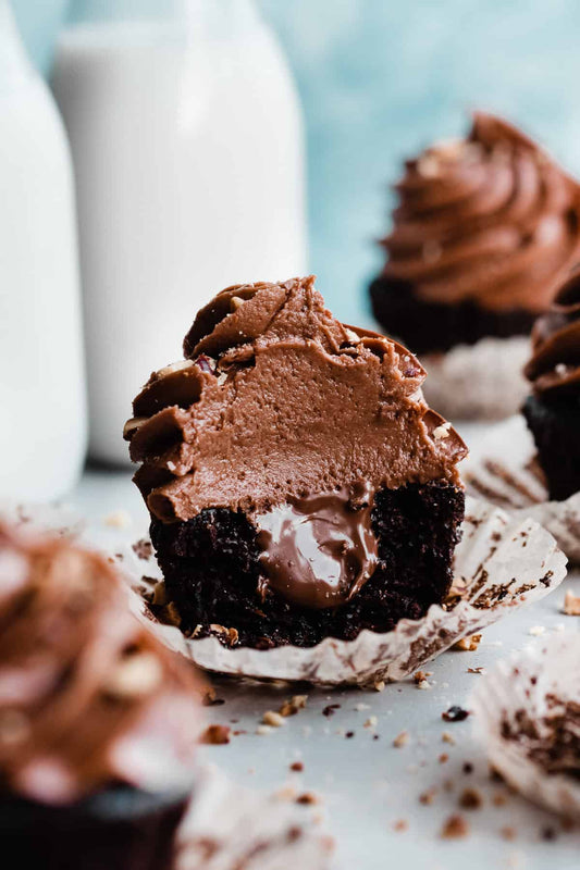 Nutella chocolate cucpcake