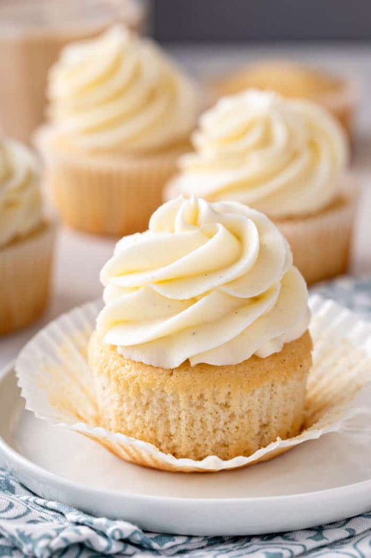 American Waffle Cupcake With Maple Syrup Buttercream